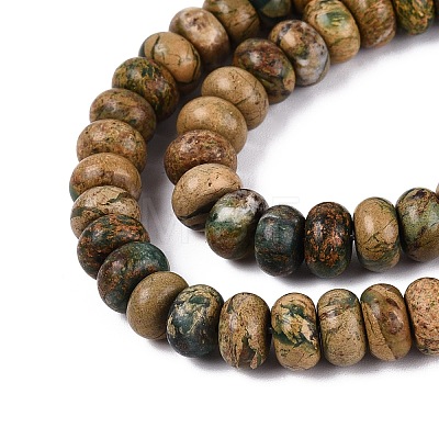 Natural Verdite Stone Beads Strands G-N367-02A-11-1