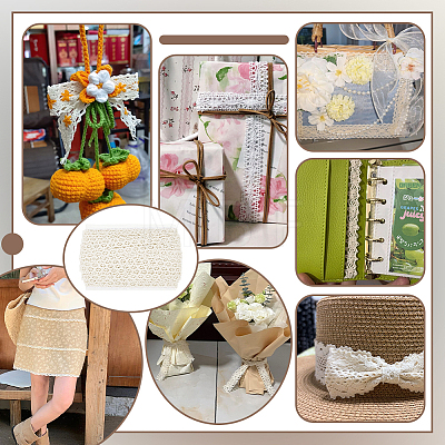 Cotton Ribbons SRIB-WH0011-478A-1