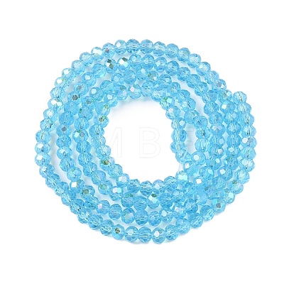 Electroplate Glass Beads Strands EGLA-A044-T2mm-L08-1