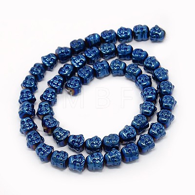 Electroplate Non-magnetic Synthetic Hematite Beads Strands G-J181-06-1