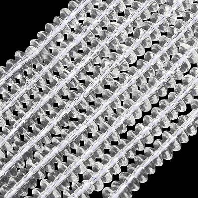 Synthetic Quartz Crystal Beads Strands G-F089-A-01-1