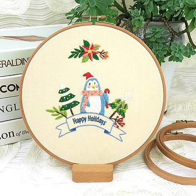 Christmas Theme Embroidery Kits PW-WGF5B78-05-1