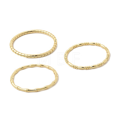 Brass Hinged Bangles for Women BJEW-H639-05G-1
