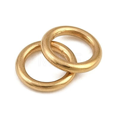 Ion Plating(IP) 304 Stainless Steel Closed Jump Rings STAS-G393-06G-03-1