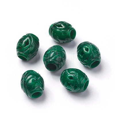 Natural Myanmar Jade/Burmese Jade Beads G-L495-07B-1
