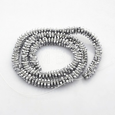 Electroplate Non-magnetic Synthetic Hematite Beads Strands G-J209A-02-1