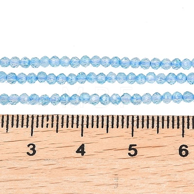 Natural Blue Topaz Beads Strands G-B175-D21-2mm-1