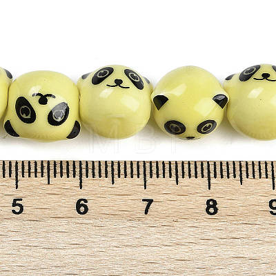 Handmade Porcelain Beads Strands PORC-P029-02E-1