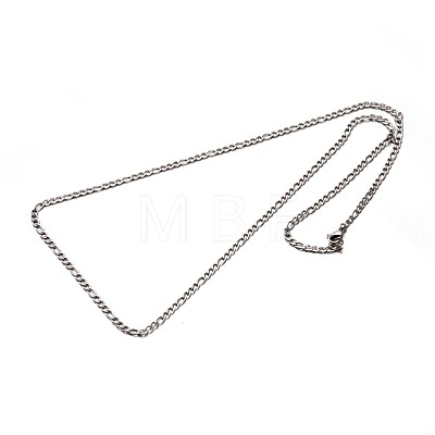 Tarnish Resistant 304 Stainless Steel Figaro Chain Necklaces NJEW-P047-47-1