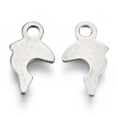 Non-Tarnish 201 Stainless Steel Charms STAS-R118-08-1