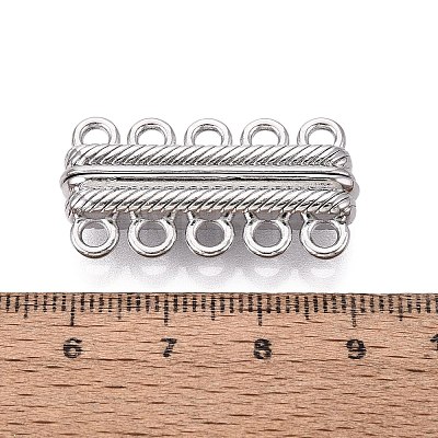 Brass Magnetic Clasps KK-Q074-03P-1
