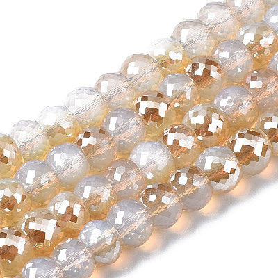 Glass Beads Strands GLAA-Q090-001-1