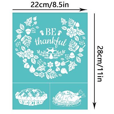 Self-Adhesive Silk Screen Printing Stencil DIY-WH0338-144-1