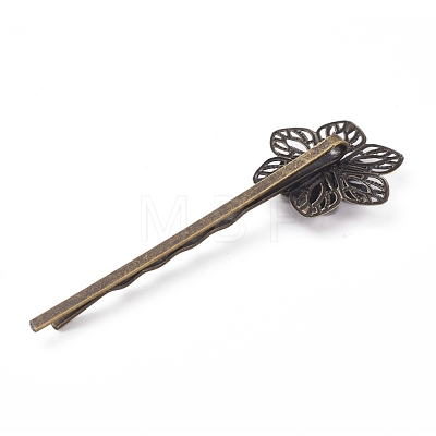 Iron Hair Bobby Pin Findings IFIN-WH0051-93D-1