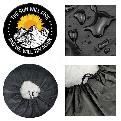 Polyester Tyre Cover AJEW-WH0225-004-1