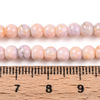 Baking Paint Glass Beads X1-DGLA-N003-4mm-C01-1