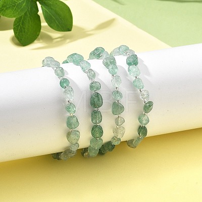 Natural Strawberry Quartz Beads Bracelets for Women BJEW-H623-02S-17-1