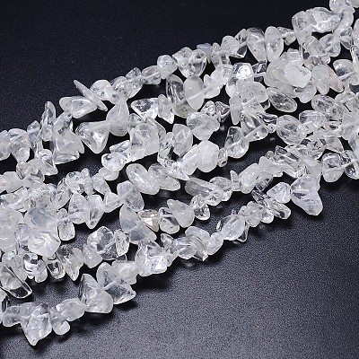 Natural Quartz Crystal Beads Strands X-G-O049-C-61-1
