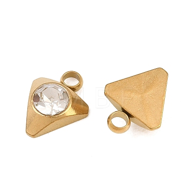 201 Stainless Steel Rhinestone Pendants RB-CBABFDA-12G-01-1