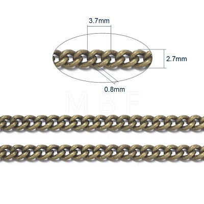 Brass Twisted Chains CHC-S096-AB-NF-1