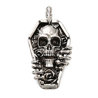 Tibetan Style Alloy Pendants FIND-C081-04AS-1