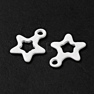 Spray Painted 201 Stainless Steel Charms STAS-G304-29E-1