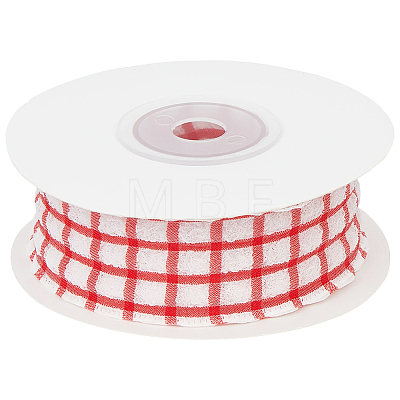 Polyester Plaid Ribbon OCOR-WH20002-28A-1