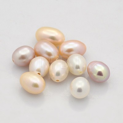 Natural Cultured Freshwater Pearl Beads X-PEAR-M005-M-1