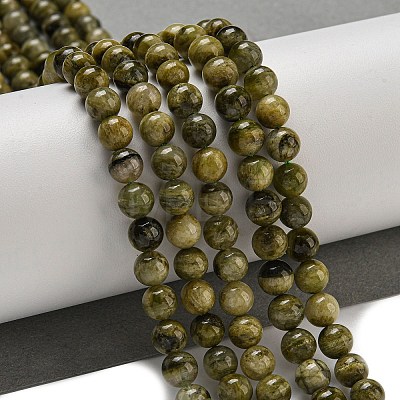 Natural Green Tourmaline Beads Strands G-B099-C05-02-1