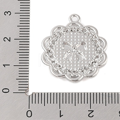 Rack Plating Alloy with Acrylic Pendants FIND-B037-02P-01-1