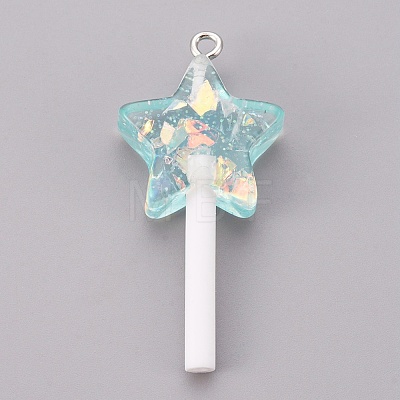 Resin Pendants LS-RESI-K008-B04-1