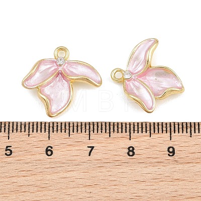 Alloy Enamel & Crystal Rhinestone Pendants RB-CBA415D-34G-1