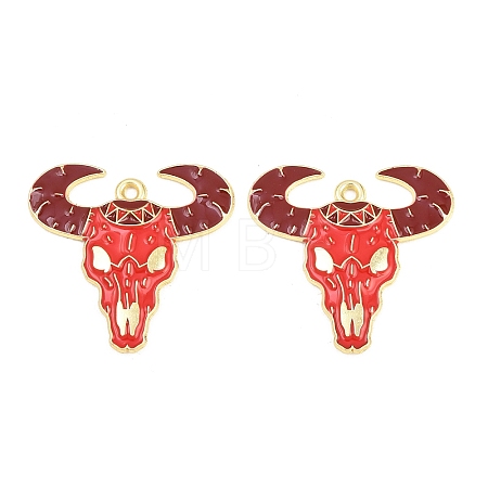 West Cowboy Theme Alloy Enamel Pendants ENAM-L056-01B-03-1
