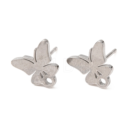 304 Stainless Steel Stud Earring Findings SA-CBA4E98-01E-P-1