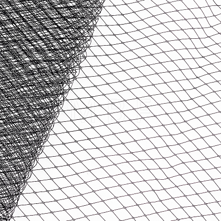 2M Deco Mesh Ribbons SRIB-WH0011-177B-1