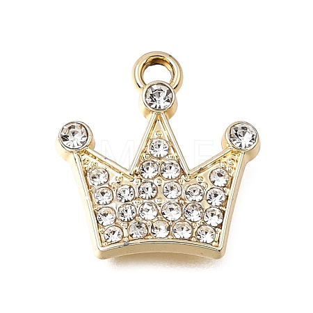 UV Plating Alloy Crystal Rhinestone Pendants RB-CBAD37D-34G-1