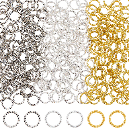 300Pcs 3 Colors Alloy Linking Rings FIND-SC0023-14-1