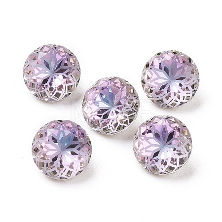 K9 Glass Rhinestone Pointed Back Cabochons RGLA-P030-06B-001VL-1