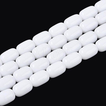 Opaque Glass Beads Strands GLAA-T028-14P-A01-1