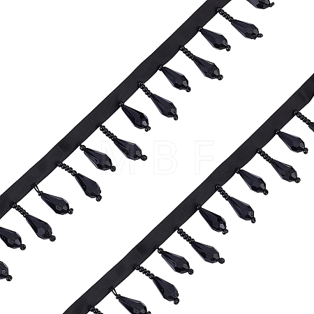 Polyester Bead Tassel Trimming DIY-OC0015-87-1