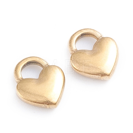 Ion Plating(IP) 304 Stainless Steel Charms STAS-I148-04G-1