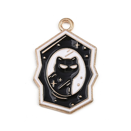 Halloween Alloy Enamel Pendants FIND-I052-01KCG-02-1