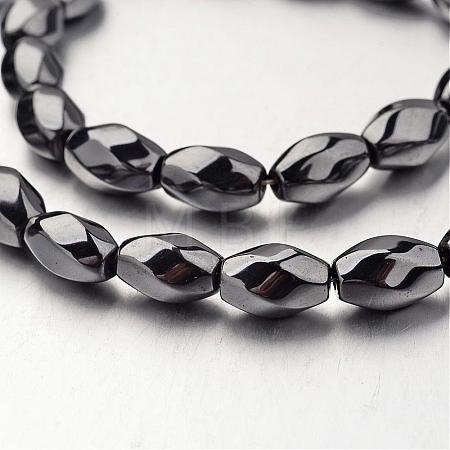 Non-magnetic Synthetic Hematite Beads Strands G-F300-12-09-1