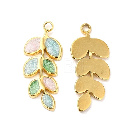 Enamel Pendants STAS-E040-08G-02-1