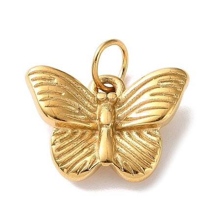 304 Stainless Steel Charms STAS-A152-02F-G-1