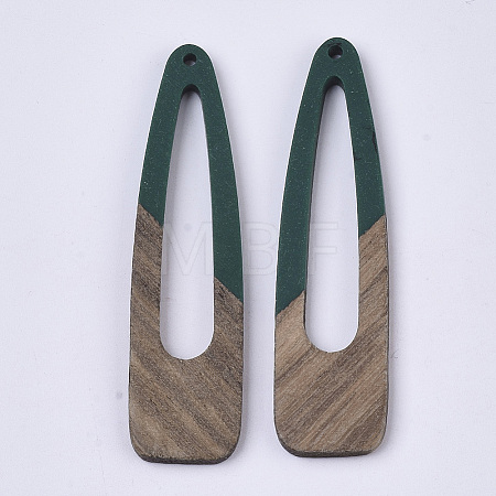 Resin & Wood Big Pendants X-RESI-S358-99J-1