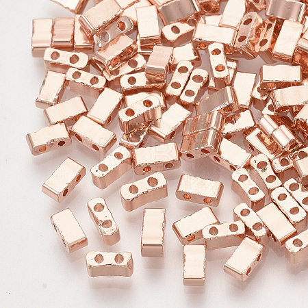 Electroplate Glass Seed Beads SEED-S023-20B-07-1