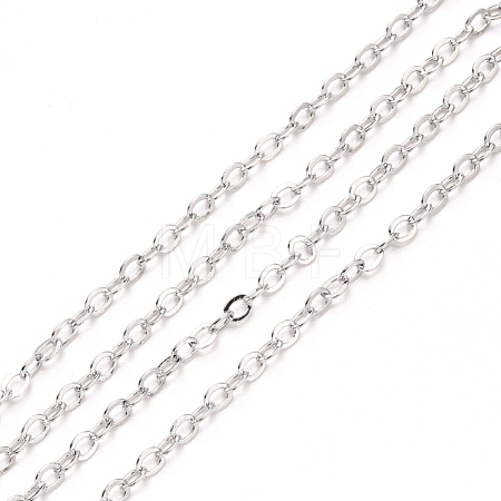 Brass Cable Chains CHC-T008-06A-P-1