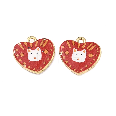 Printed Alloy Pendants PALLOY-P319-07C-02-1