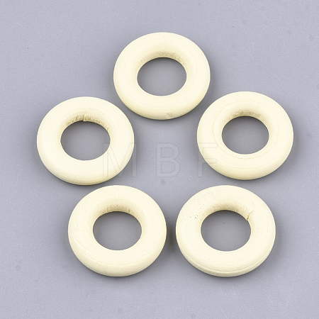 Painted Wooden Linking Rings WOOD-Q040-003B-08-1